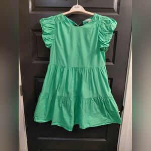 English Factory Vibrant Green Dress Sz M